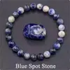 Pulsera Popular Transfronteriza Temu Xiyin Tk con Cuentas Hecha de Aventurina Verde Ojo de Tigre Pulsera Elástica Hecha a Mano
