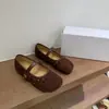 Zapatos Mary Jane Planos Retro Estilo Coreano para Mujer 2026 Nuevos Zapatos Planos Versátiles Estilo Hada con Huecos y Correa de Hebilla de Una Sola Tira