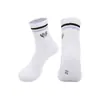 Calcetines Antideslizantes para Bádminton, Calcetines Transpirables Absorbentes de Sudor, Calcetines Deportivos, Calcetines de Algodón para Tenis, Calcetines Bordados de Media Pantorrilla para Correr al por Mayor