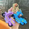 Chaveiro criativo de ovelhinha elétrica com mecanismo de puxar, divertido pingente de brinquedo para estudantes aliviar o estresse, pequeno presente para máquinas de venda automática, atacado