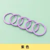 Llavero colorido pintado de 30 mm, aro de hierro color caramelo, accesorio para llavero, aro redondo, material para joyería DIY