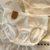 [7A Bacteriostasis] Algodón de Bebé Clase A Ropa Interior de Algodón para Dama y Niña Todo Blanco para Mujer 2025 Nuevos Pantalones Cortos para Niña
