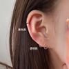 Pendientes de plástico con orificios para las orejas, transparentes e invisibles, para mujer, con forma de hueso de oreja, pequeños, para dormir sin necesidad de recoger los agujeros de las orejas, antibloqueo.
