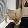 A bolsa popular deste ano para mulheres 2024 moda nova bolsa de mensageiro versátil retrô de alta qualidade textura saco de balde de ombro único