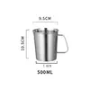 Copo Medidor Aço Inoxidável 304 Balança Copo Medidor Xícara de Café Copo Medidor para Chá com Leite Bule Copo Medidor para Assar