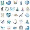50 lindas pegatinas de graffiti con temática playera, pegatinas creativas de papelería, pegatinas decorativas impermeables para botellas de agua y equipaje