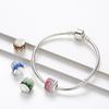 Serie de sartenes nueva arcilla blanda degradada DIY con taladro completo cuentas sueltas con agujero grande accesorios para pulseras AliExpress wish Venta Caliente fábrica
