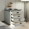 Mesa de Cabeceira Inteligente com Cofre Integrado, Novo Modelo 2026 para Uso no Quarto, Cofre Pequeno Que Não Pode Ser Movido, Antifurto