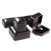 Caja de Joyería de Cuero PU Cepillado de Gama Alta para Pulseras, Colgantes, Collares y Anillos, Embalaje de Caja de Regalo al por Mayor