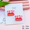 Gatito Lindo de Dibujos Animados Accesorios de Resina DIY Pasador Hecho a Mano Adorno para el Cabello Carcasa de Teléfono Móvil Pegatina para Vaso de Agua Lote Creativo para la Boca del Zapato