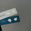 Brincos de gato em prata s925 KT para mulheres, rosa, brincos de gatinho doces e fofos, brincos personalizados e requintados E9678
