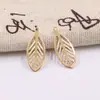 Acessórios para Joias DIY Cobre Puro Recortado Folhas Pequenas Pingente de Folha Pequena Grampo de Cabelo Acessórios de Cabelo Material para Brincos Estilo Étnico