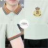 Invitado Taobao -5032-P32-2024 Verano Alta Calidad Bordado Camisa POLO Camiseta de Manga Corta para Jóvenes-Verano 8