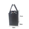 Bolsa de Tela No Tejida Laminada para Vino con 6 Compartimentos para 4 Botellas, Bolsa de Mano Individual para Botella de Vino, Material Ecológico Personalizable