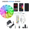 Tira de Luces LED RGB Graffiti Wifi 24 Teclas Alexa Voz 5050 App Música Colorida Atmósfera Tira de Luces Inteligente