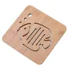 Esterilla de Bambú Mantel de Madera Mantel Aislante del Calor Mantel para Mesa de Cocina Plato de Servicio Anti-quemaduras Mantel para Tazón Posavasos Base Hueca
