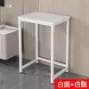 Mesa Pequeña Sencilla Contra la Pared, Estante de Almacenamiento de una Sola Capa, Escritorio para Computadora de Escritorio para Vivienda de Alquiler, Escritorio para Oficina en Casa, Escritorio de Estudio para Estudiantes