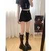Shorts Jeans Elegantes para Afinar para Mulheres Baixinhas, Jeans Stretch 2025 Azul Claro de Cintura Alta Finos Hot Pants para o Verão