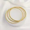 Pulseras de Acero de Titanio con Diseño de Onda en Espiral, Elegantes, Sencillas y Versátiles, Diversas Joyerías de Pulseras de Acero Inoxidable, Pulseras de Joyería para Manos Trenzadas