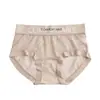 Puro Deseo Encaje Sin Costuras Cintura Media Letra Simple Sexy Cubre Cadera Grande Entrepierna Extendida Calzones para Mujer Venta al por Mayor