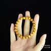 Pulsera de Sándalo Dorado Natural 20 Cuentas de Buda para Hombre Rosario de Moda Pulsera para Mujer 108 Colección Wenwan Fabricante Venta al por Mayor