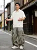 Calça Jeans Rasgada de Sarja Pesada para Homens, Novo Estilo Primavera, Corte Solto, Estilo Wasteland, Calças Lua Casuais para Mulheres, Tendência