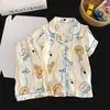 Pijama Infantil 2026 Dibujos Animados Ropa Infantil Nuevo Estilo Niños y Niñas Algodón Nube Niños Grandes Cuello Solapa Conjunto de Ropa para el Hogar Transfronterizo