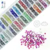 Venda Quente Transfronteiriça Cor para Nail Art Diamante para Nail Art Broca de Vidro com Fundo Plano Strass para Nail Art Acessórios de Joias DIY