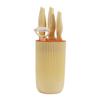 Jiale Set de Cuchillos de Cerámica para Cocina Hogar Suplemento Alimenticio para Bebés Cuchillo Especial Set de Cuchillos para Fruta de Aspecto Atractivo Combinación