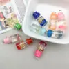 1 nuevo colgante de cristal de colores redondo para bebida con pajilla colgante accesorios para manualidades