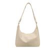 Bolsa de Ombro de Couro Macio Texturizado Simples Fashionável Estilo Coreano Feminina 2025 Primavera Nova Chegada Costura Ins Bolsa Transversal Casual