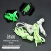 Fabricante de Cadarços Luminosos Fornece Diretamente Cadarços Luminosos de Poliéster Cadarços Fluorescentes Cintos Luminosos para Tênis de Corrida Esportiva Cintos Tecidos para Moletons