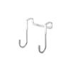 Gancho Doble en S de Acero Inoxidable 304 para Puerta sin Perforaciones, Gancho para Abrigos, Cocina, Baño, Multifuncional, para Puerta de Gabinete, Gancho en S para Parte Trasera de Puerta