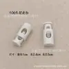 Fivela de Mola de Plástico PA Branca de Nylon Fivela Nariz de Porco Fivela de Corda de Sino Ajustável Fivela Apertada para Roupas Fivela de Cadarço Sem Laço
