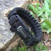 Suprimentos para Exterior Kit de Sobrevivência Paracord Pulseira de Sobrevivência Paracord de Sete Fios Pulseira Trançada para Exterior Iniciador de Fogo em Estoque