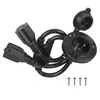 Cable de enchufe impermeable estilo americano NEMA5-20P, cable de extensión de alimentación estilo americano con modificación de tornillo a enchufe estándar americano para RV