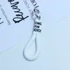 Cordón para botella de agua, llavero de cordón de malla, cordón para teléfono, cordón tejido para altavoz Bluetooth con hebilla de resorte, precio especial de liquidación