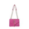 Bolsas para Mulheres com um Toque de Luxo, Bolsa Quadrada Pequena Novo Modelo 2025 Bolsa Transversal Feminina, Bolsa de Ombro com Corrente Moderna e Versátil