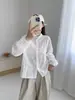 Colección Otoño 2026: Top de algodón jacquard bordado estilo artístico, corte holgado para mujer, cárdigan, camisa de manga larga, venta al por mayor
