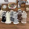 Calcetines para niñas, calentadores de piernas de ballet, calcetines apilados dulces de encaje con lazo Lolita de primavera y otoño, calentadores de piernas cálidos de otoño e invierno