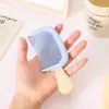 Mini Peine de Helado para Peinar el Cabello para Niñas con Cabello Largo Peine para Cabello Liso Peine Grande para Dormitorio de Estudiantes Dientes Suaves Peine de Plástico Portátil