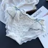 40-62.5kg 1009 # La Gente Viene y Va~Algodón Estilo Dulce Lindo Sexy Encaje Estampado Ropa Interior para Mujer
