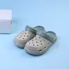 Zuecos para Mujer para Uso en Exteriores, Antideslizantes, de Suela Gruesa, Adecuados para Enfermeras, de Punta Cerrada, Casuales, Modernos, con Bloques de Color, Sandalias de EVA con Suela Suave