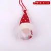 Fieltro navideño muñeco pequeño sombrero de Papá Noel adornos adornos ambiente decoraciones regalo envoltorio de regalo