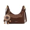 Coreia do Sul ins Moda Bolsa de Mão Bolinho 2024 Outono e Inverno Nova Retro Simples Bolsa de Ombro Artística Bolsa Feminina