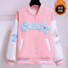 Casaco das meninas outono e inverno forrado de lã quente nova primavera e outono infantil elegante uniforme de beisebol grandes crianças roupas de outono engrossado