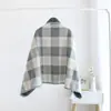 Manta de Flanela com Aconchego Absorvente de Umidade e Gerador de Calor Múltiplas Funções Xale para Pessoa Preguiçosa Lã Envolvente Quente para Escritório Manta Infantil