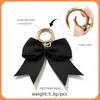 Accesorios para Bolsas Más Vendidos Accesorios de Colgante de Lazo Negro Colgante de Lazo de Perla Estilo Japonés para Bricolaje
