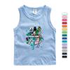Chaleco para niños, camiseta de verano para niños, elegante, fina, sin mangas, ropa exterior, ropa para niños pequeños y medianos, entrega de una pieza