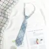 Gravata Azul Camisa Escura Masculina Casual Vestido Nó Fácil Sem Nós Puxar Fácil Estilo College Gravata Borboleta Decoração de Menina